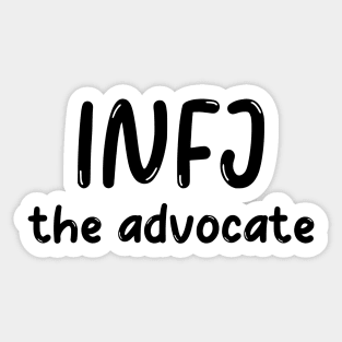 INFJ Personality Type (MBTI) Sticker